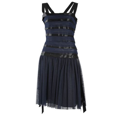 chanel black cocktail dress|designer dresses for less chanel.